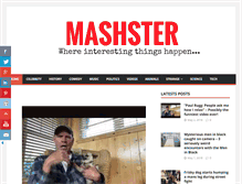 Tablet Screenshot of mashster.com